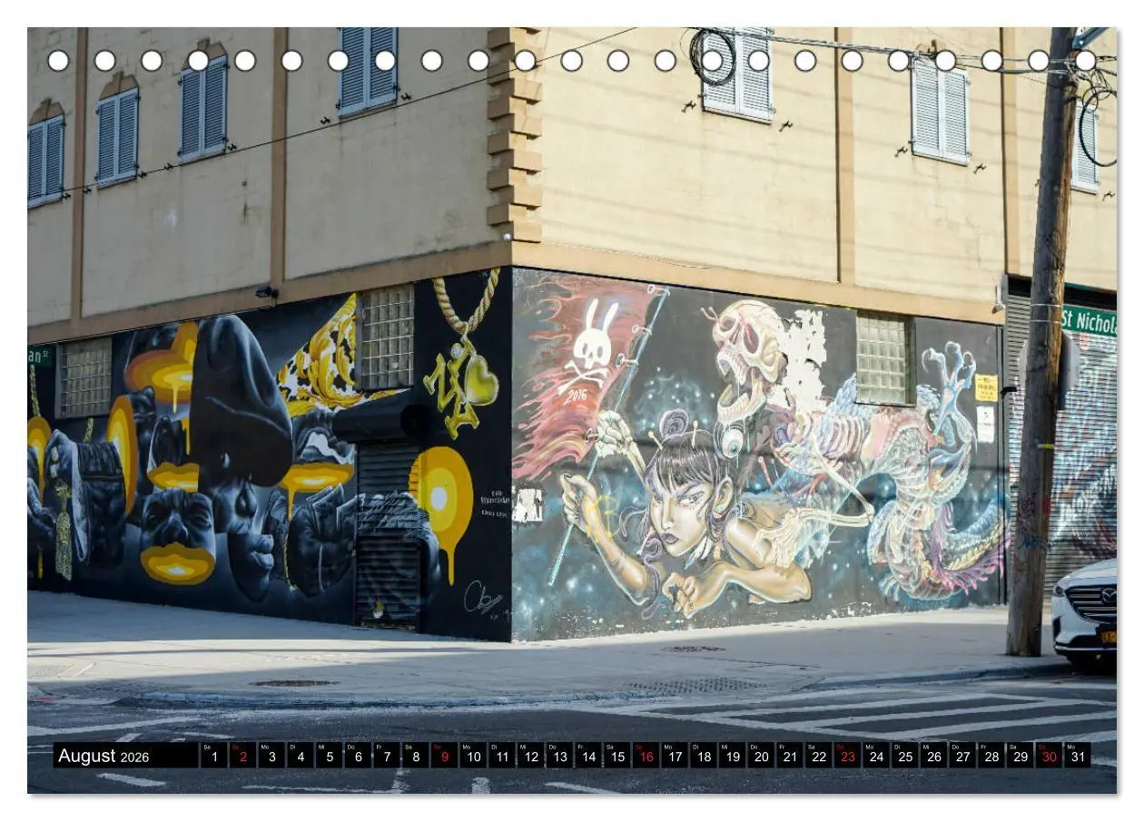 Bild: 9783457709467 | Bushwick Street Art (Tischkalender 2026 DIN A5 quer), CALVENDO...