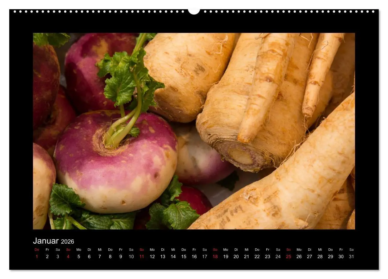 Bild: 9783516109467 | essbar - Buntes Obst und Gemüse (hochwertiger Premium Wandkalender...