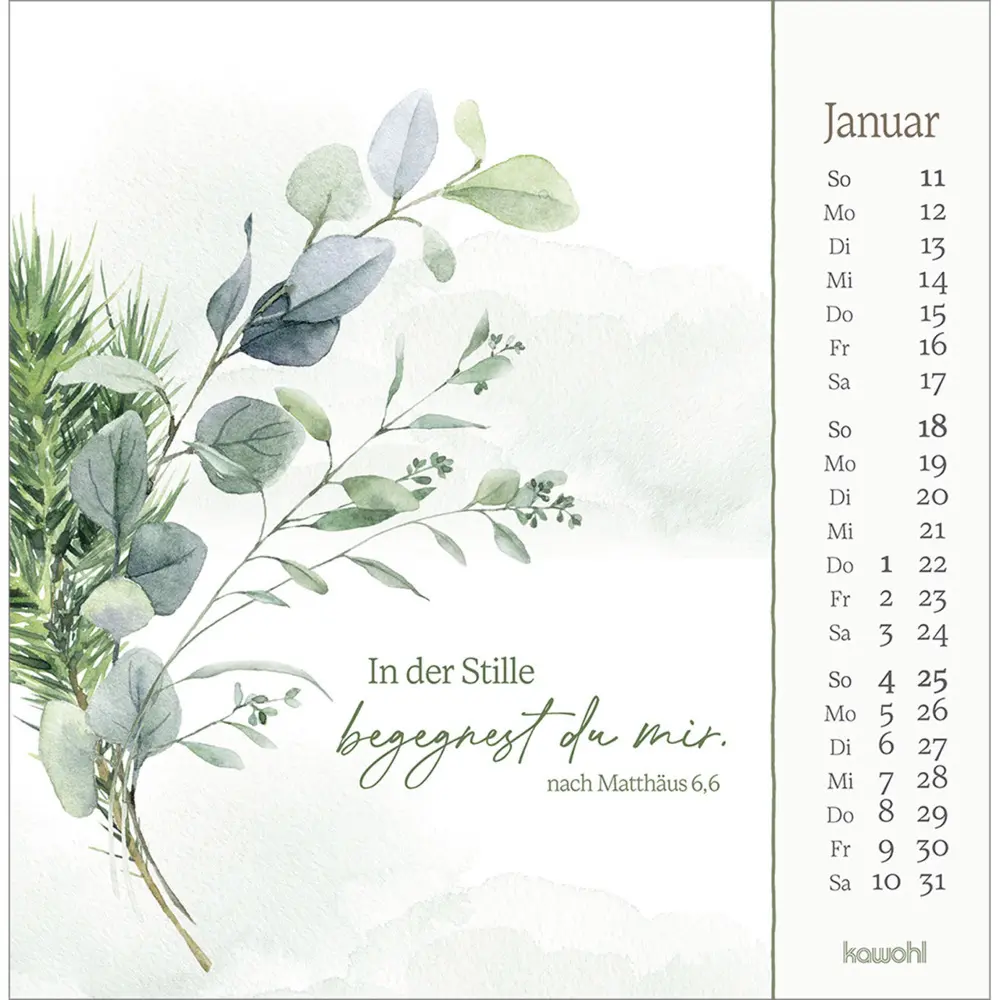 Bild: 9783754879467 | Vor dich bring ich, was mich bewegt 2026 | Kalender | Spiralbindung