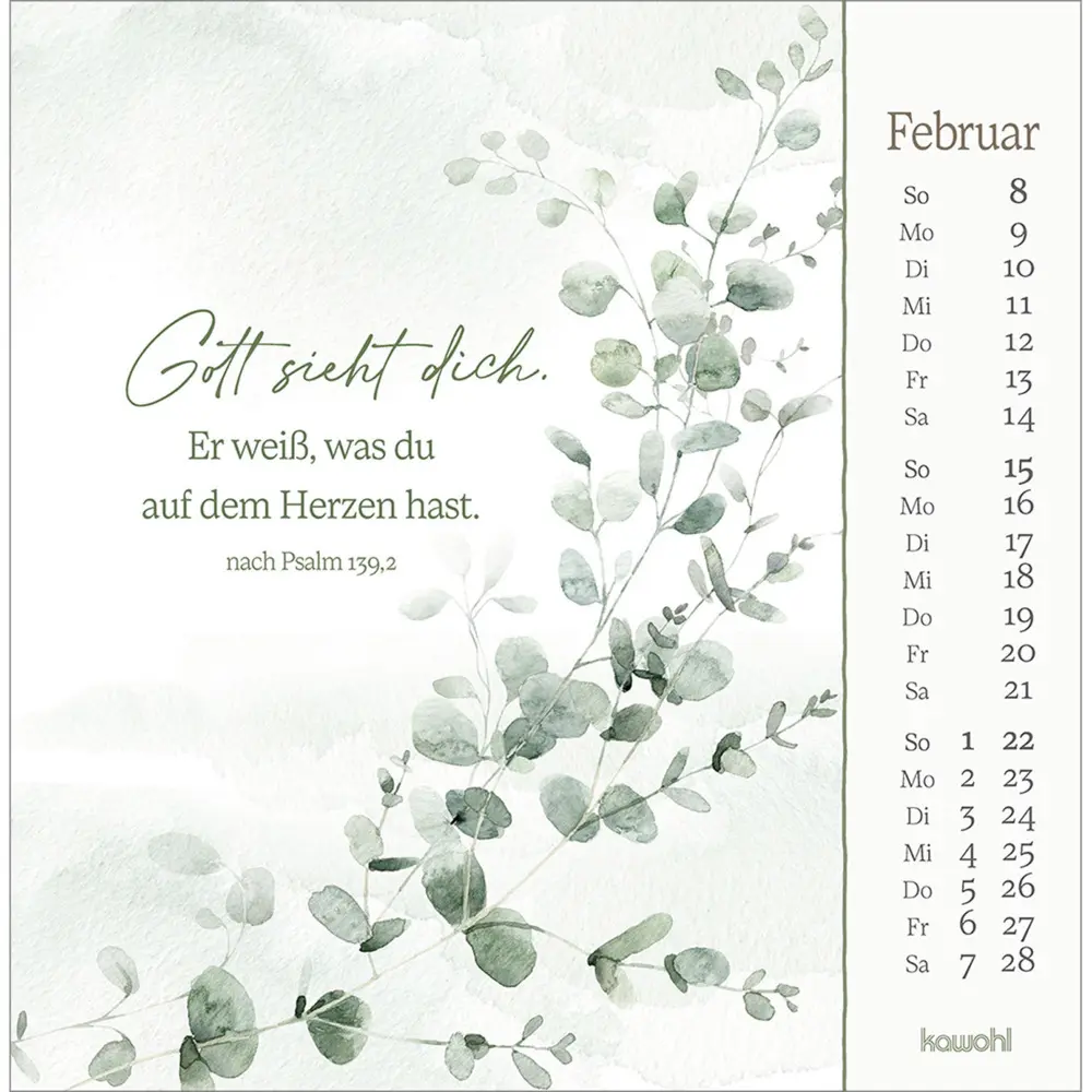 Bild: 9783754879467 | Vor dich bring ich, was mich bewegt 2026 | Kalender | Spiralbindung