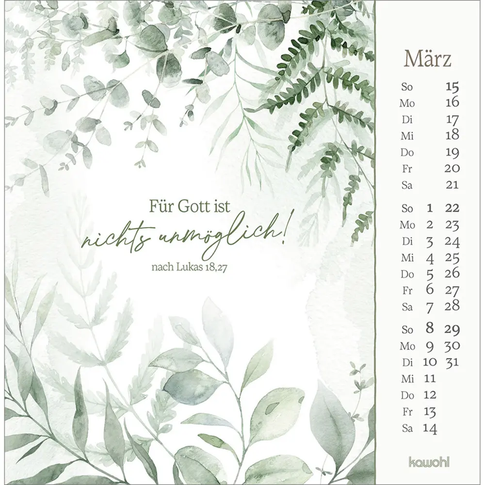 Bild: 9783754879467 | Vor dich bring ich, was mich bewegt 2026 | Kalender | Spiralbindung