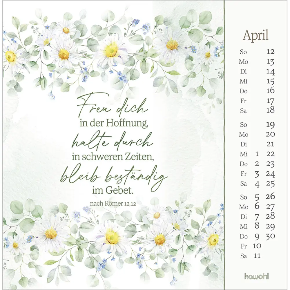 Bild: 9783754879467 | Vor dich bring ich, was mich bewegt 2026 | Kalender | Spiralbindung