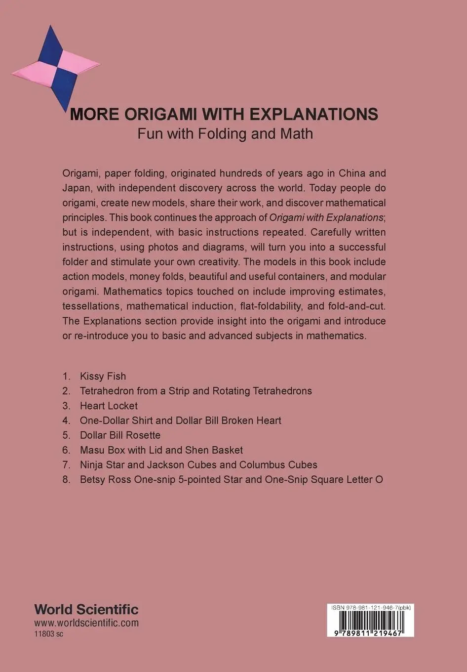 Rückseite: 9789811219467 | MORE ORIGAMI WITH EXPLANATIONS | Meyer Jeanine | Taschenbuch | 2020