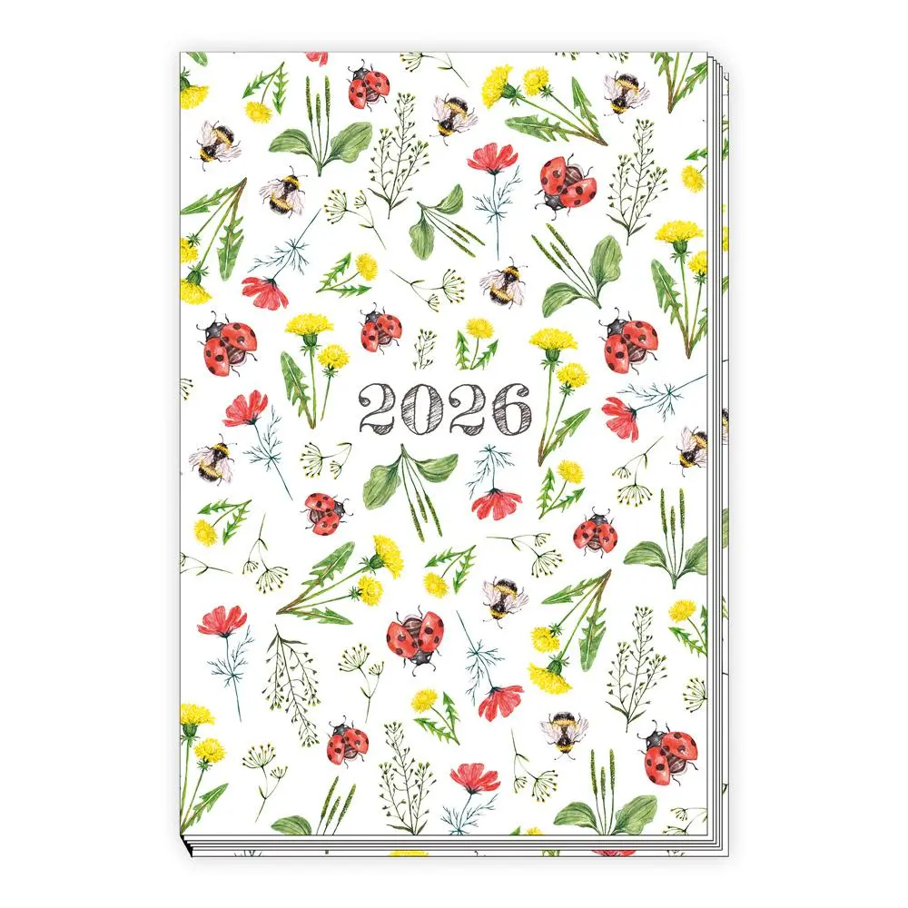 Cover: 4251901509567 | Trötsch Taschenkalender A6 Marienkäfer 2026 | Wochenkalender | KG