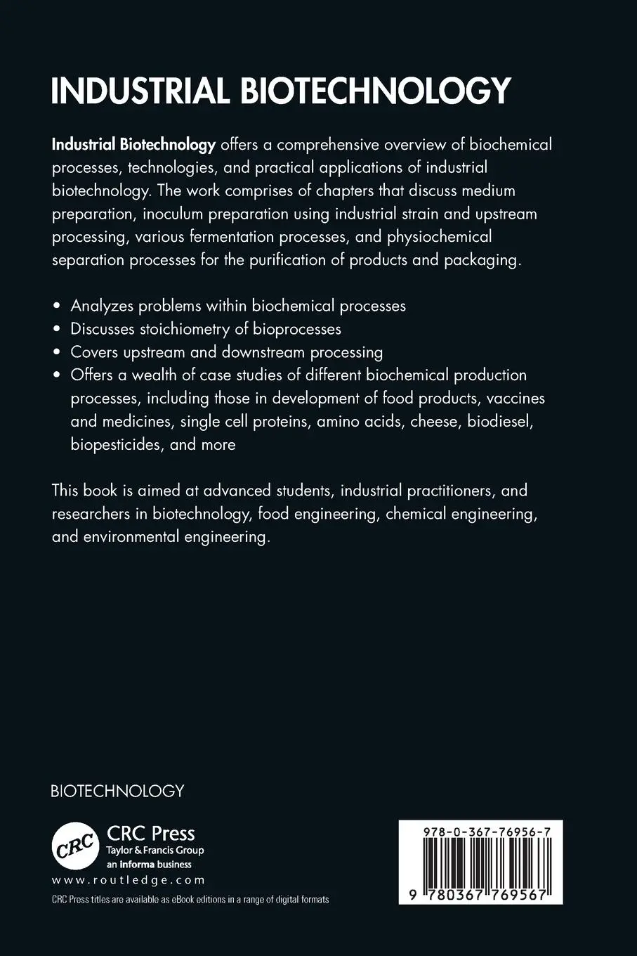 Cover: 9780367769567 | Industrial Biotechnology | Debabrata Das (u. a.) | Taschenbuch | 2025