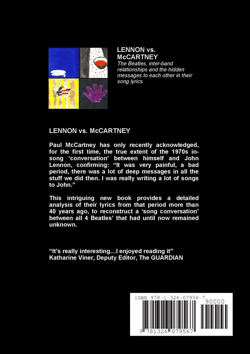Rückseite: 9781326079567 | Lennon vs. McCartney | Adam Thomas | Taschenbuch | Englisch | 2014