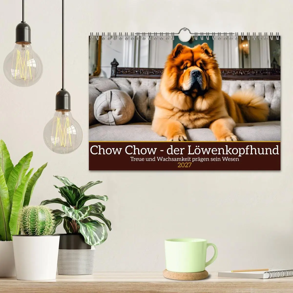 Bild: 9783569119567 | Chow Chow - der Löwenkopfhund (Wandkalender 2027 DIN A4 quer),...
