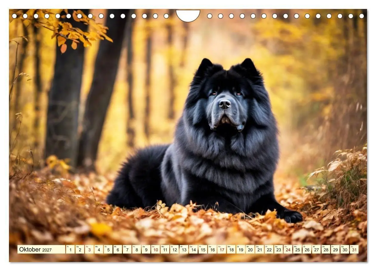 Bild: 9783569119567 | Chow Chow - der Löwenkopfhund (Wandkalender 2027 DIN A4 quer),...