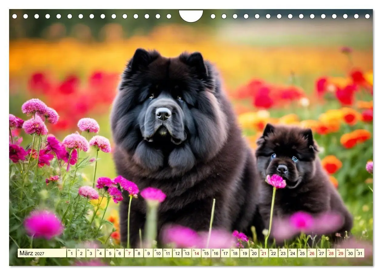 Bild: 9783569119567 | Chow Chow - der Löwenkopfhund (Wandkalender 2027 DIN A4 quer),...