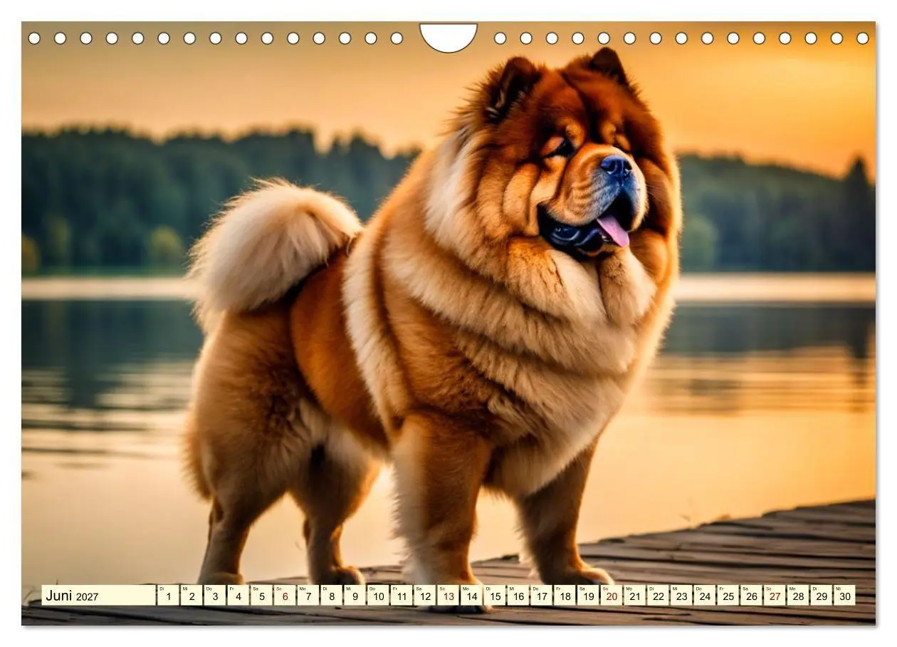 Bild: 9783569119567 | Chow Chow - der Löwenkopfhund (Wandkalender 2027 DIN A4 quer),...