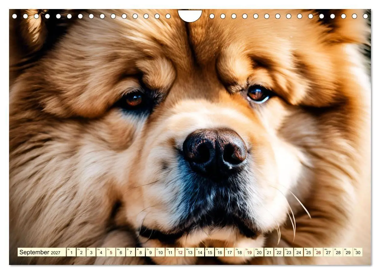 Bild: 9783569119567 | Chow Chow - der Löwenkopfhund (Wandkalender 2027 DIN A4 quer),...
