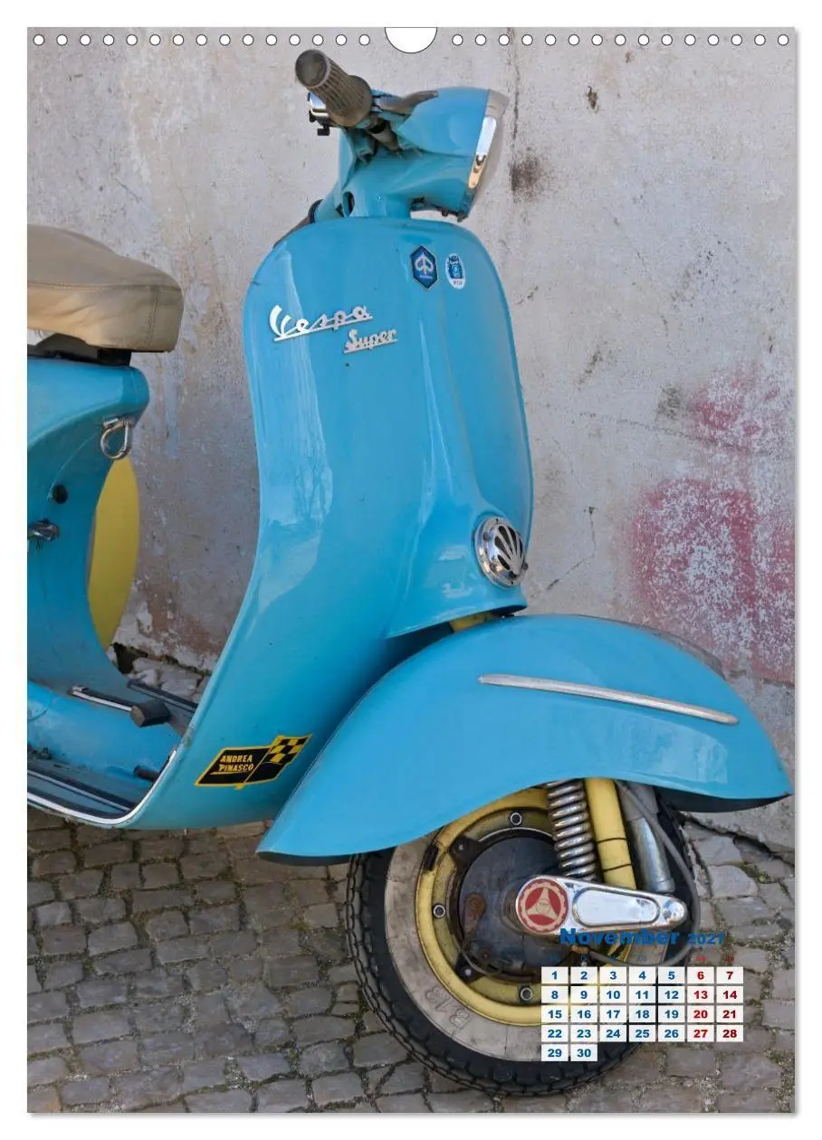 Bild: 9783569289567 | Die Liebe zur Vespa (Wandkalender 2027 DIN A3 hoch), CALVENDO...