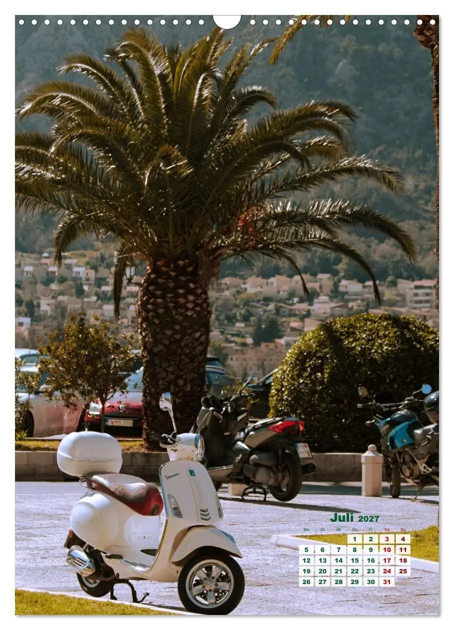 Bild: 9783569289567 | Die Liebe zur Vespa (Wandkalender 2027 DIN A3 hoch), CALVENDO...