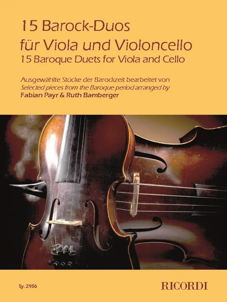 Cover: 9790204229567 | 15 Barock-Duos für Viola und Violoncello | Buch | 2022