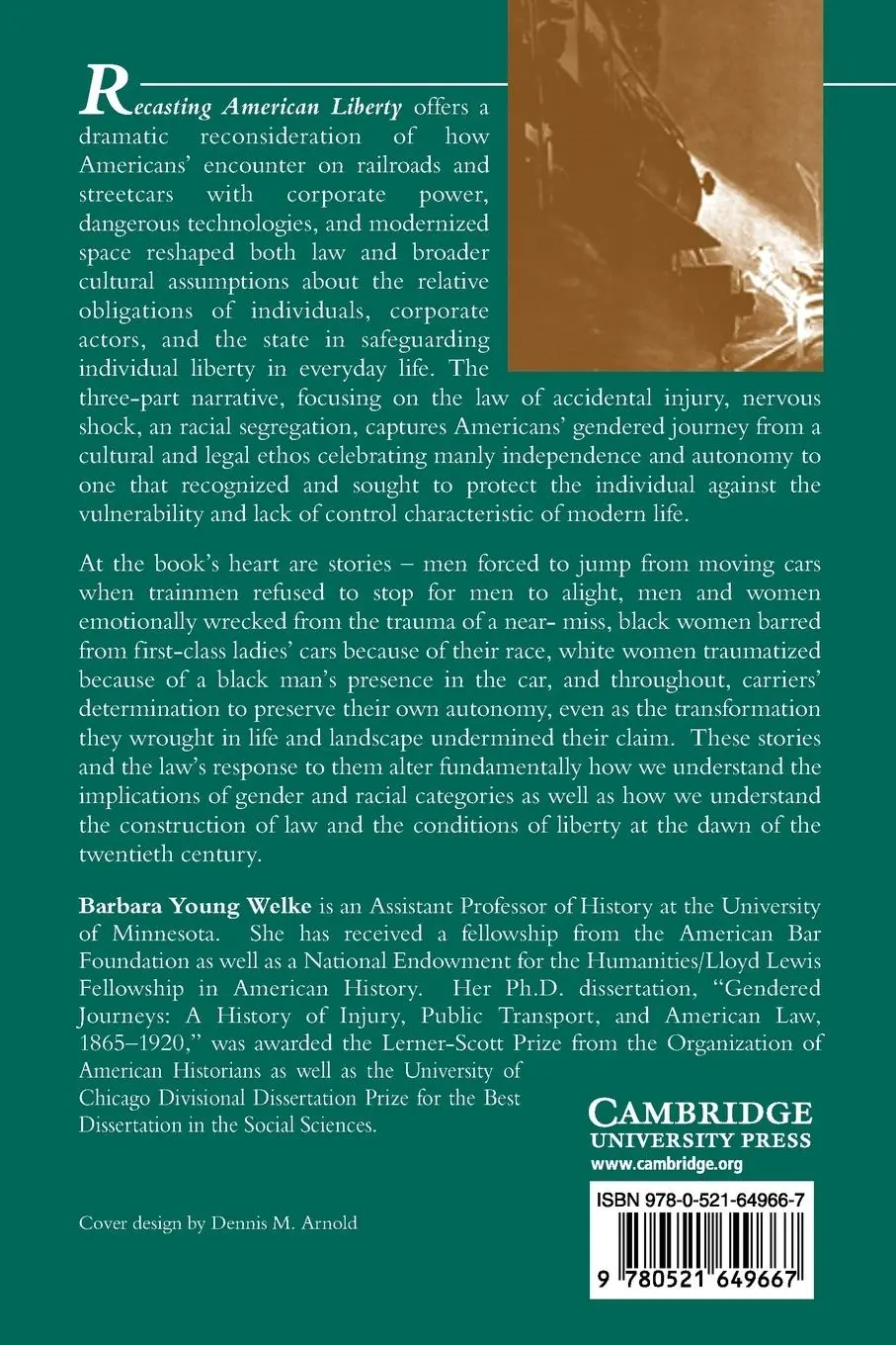 Rückseite: 9780521649667 | Recasting American Liberty | Barbara Young Welke | Taschenbuch | 2011