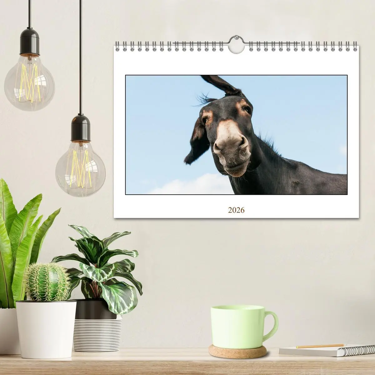 Bild: 9783457619667 | Esel Lebensfreude - Spaß mit Langohren (Wandkalender 2026 DIN A4...