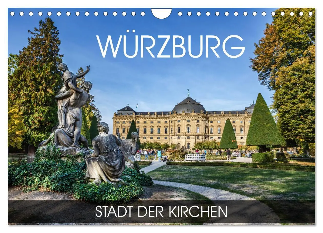 Cover: 9783457789667 | Würzburg - Stadt der Kirchen (Wandkalender 2026 DIN A4 quer),...
