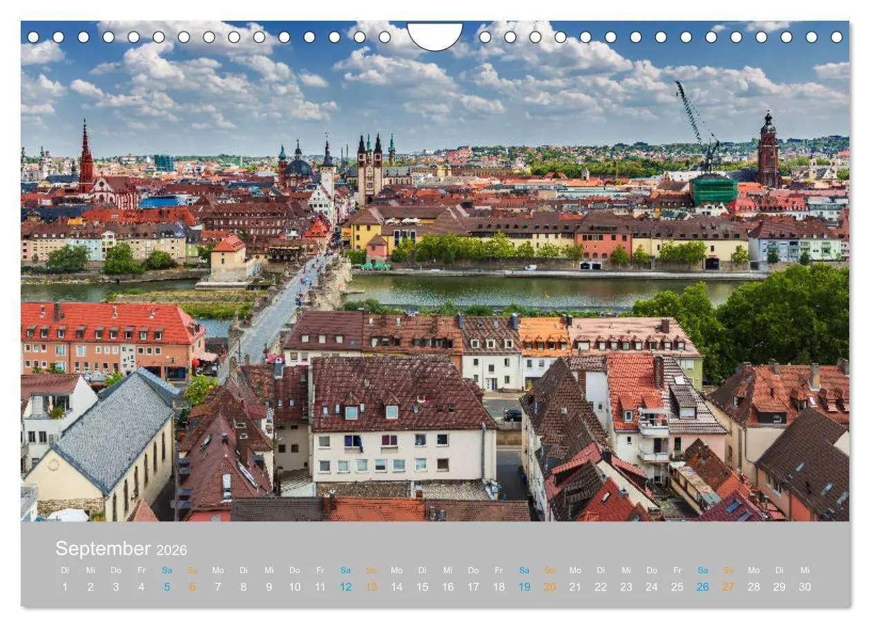 Bild: 9783457789667 | Würzburg - Stadt der Kirchen (Wandkalender 2026 DIN A4 quer),...
