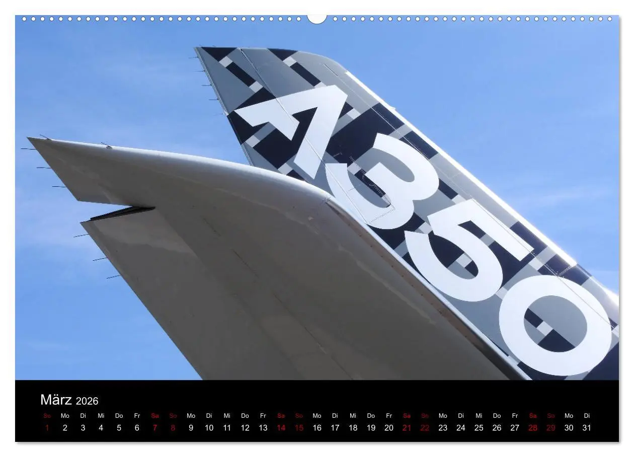 Bild: 9783457929667 | Airbus A350 Hautnah (Wandkalender 2026 DIN A2 quer), CALVENDO...