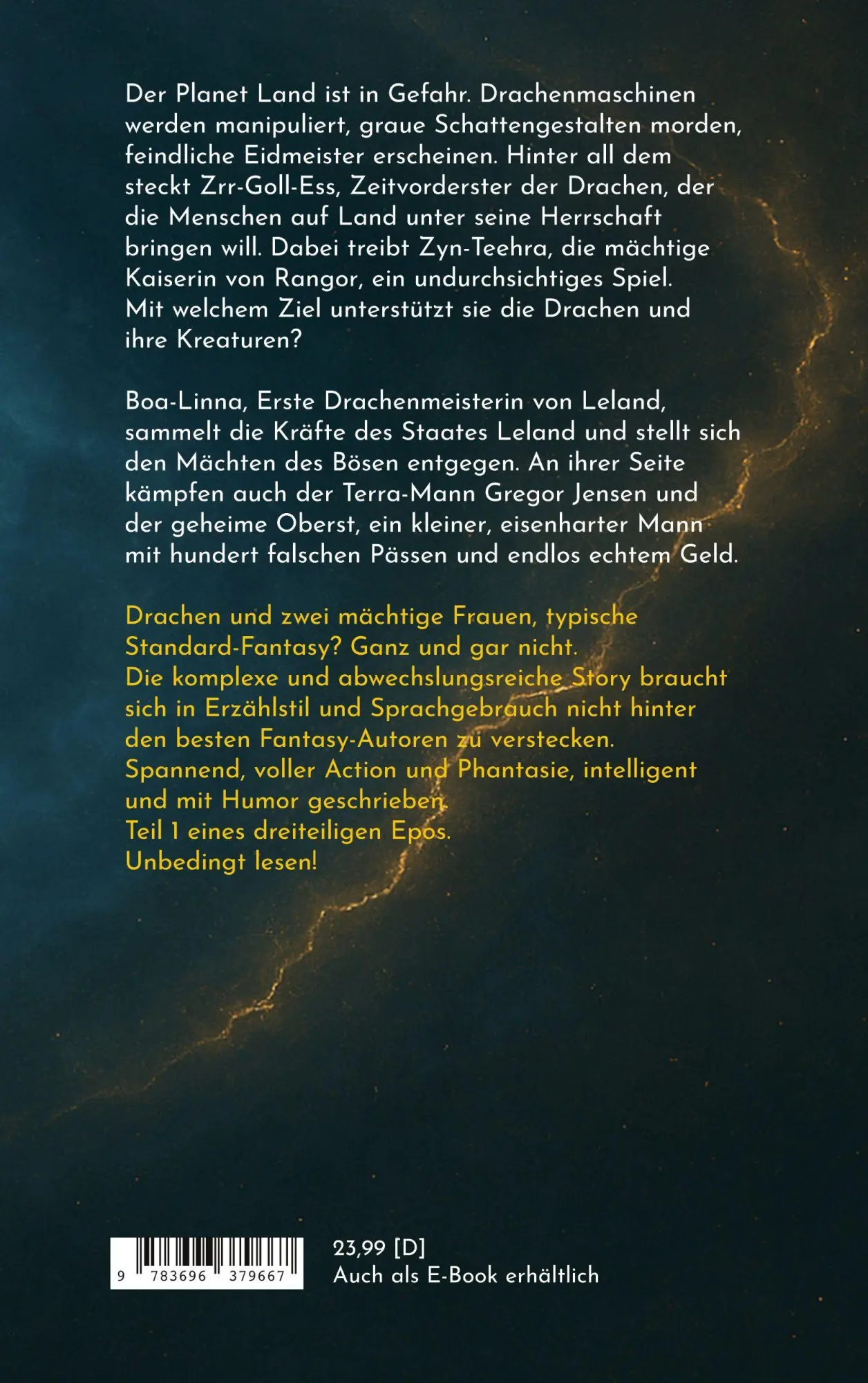 Rückseite: 9783696379667 | Nacht und Gold | Flucht nach Leland | Norbert Lamers | Taschenbuch