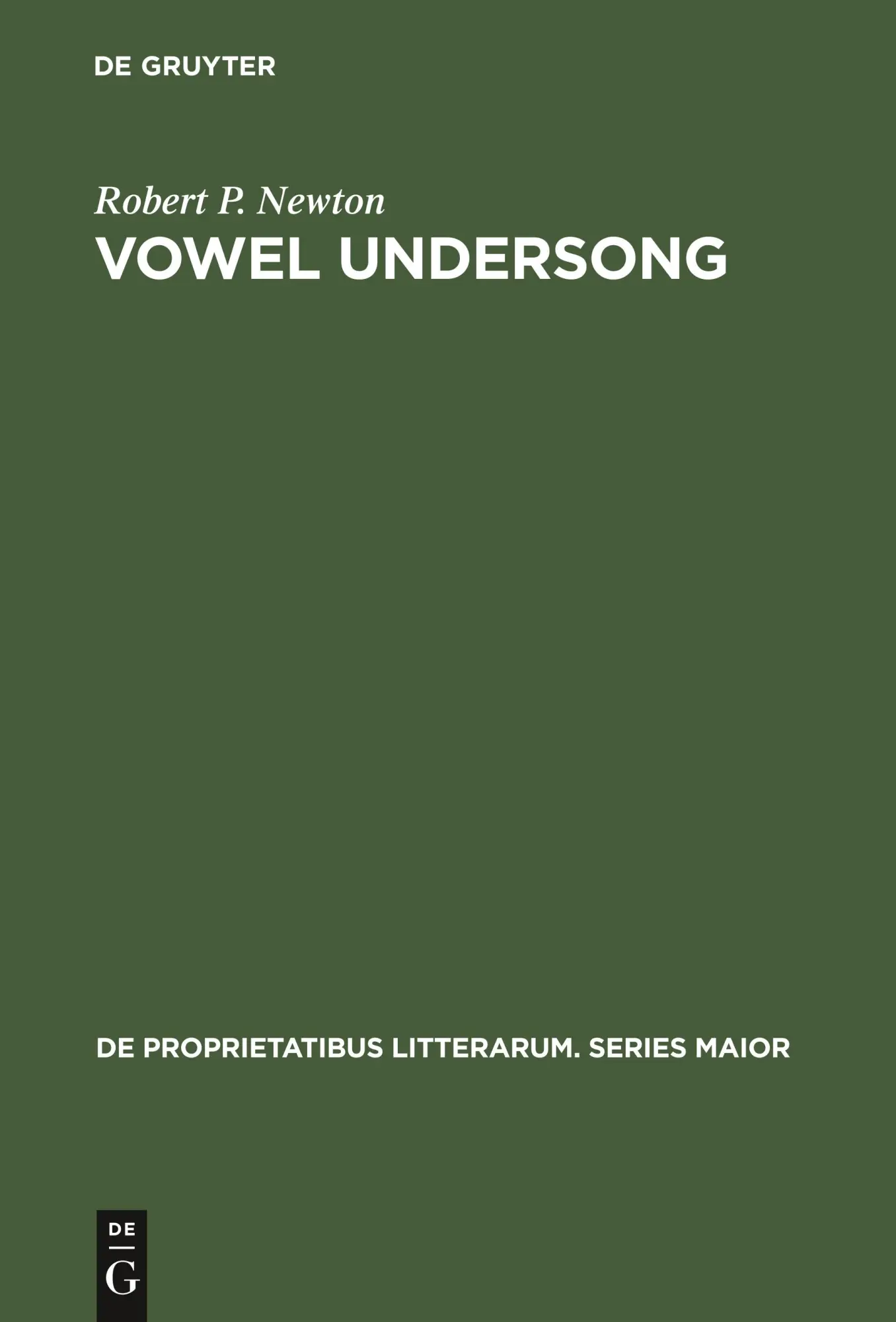 Vowel undersong