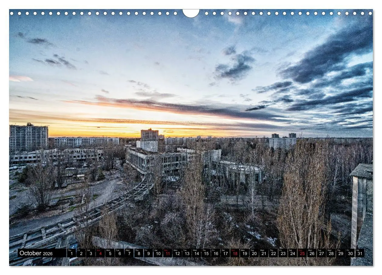 Bild: 9783516559767 | Chernobyl - The exclusion zone (Wall Calendar 2026 DIN A3...