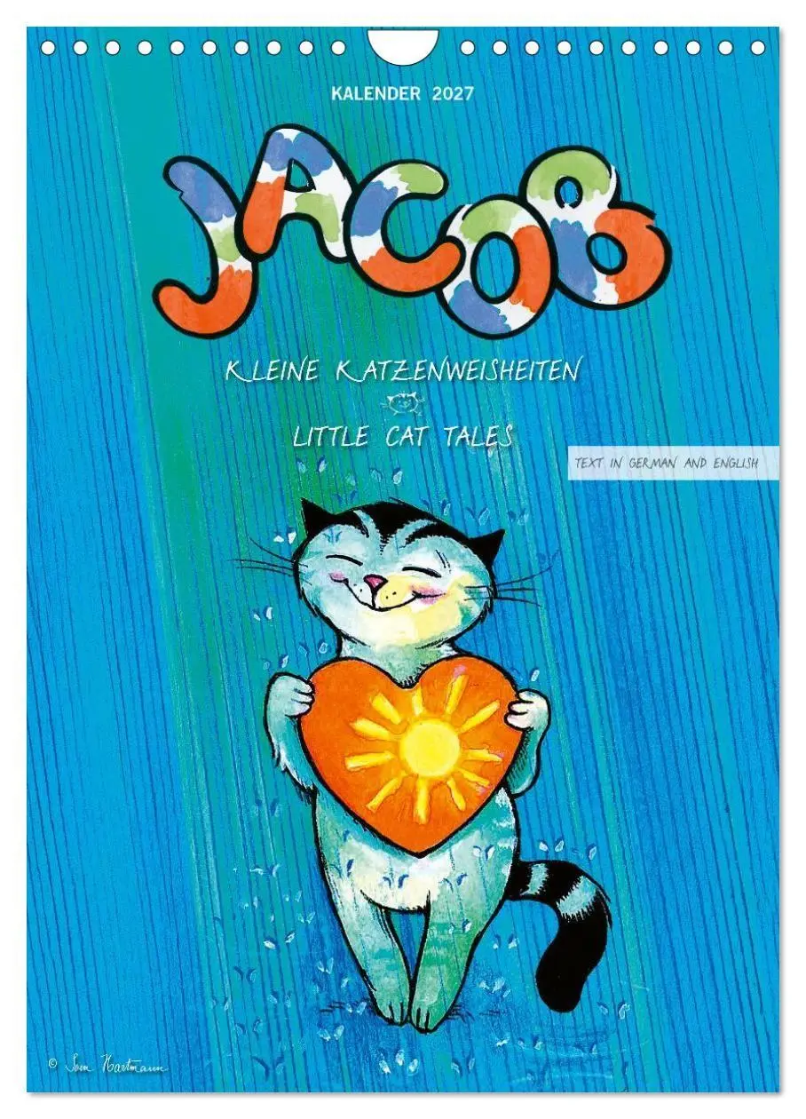 Cover: 9783594399767 | Kater Jacob: kleine Katzenweisheiten (Wandkalender 2027 DIN A4...