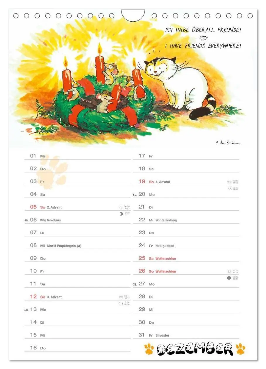 Bild: 9783594399767 | Kater Jacob: kleine Katzenweisheiten (Wandkalender 2027 DIN A4...