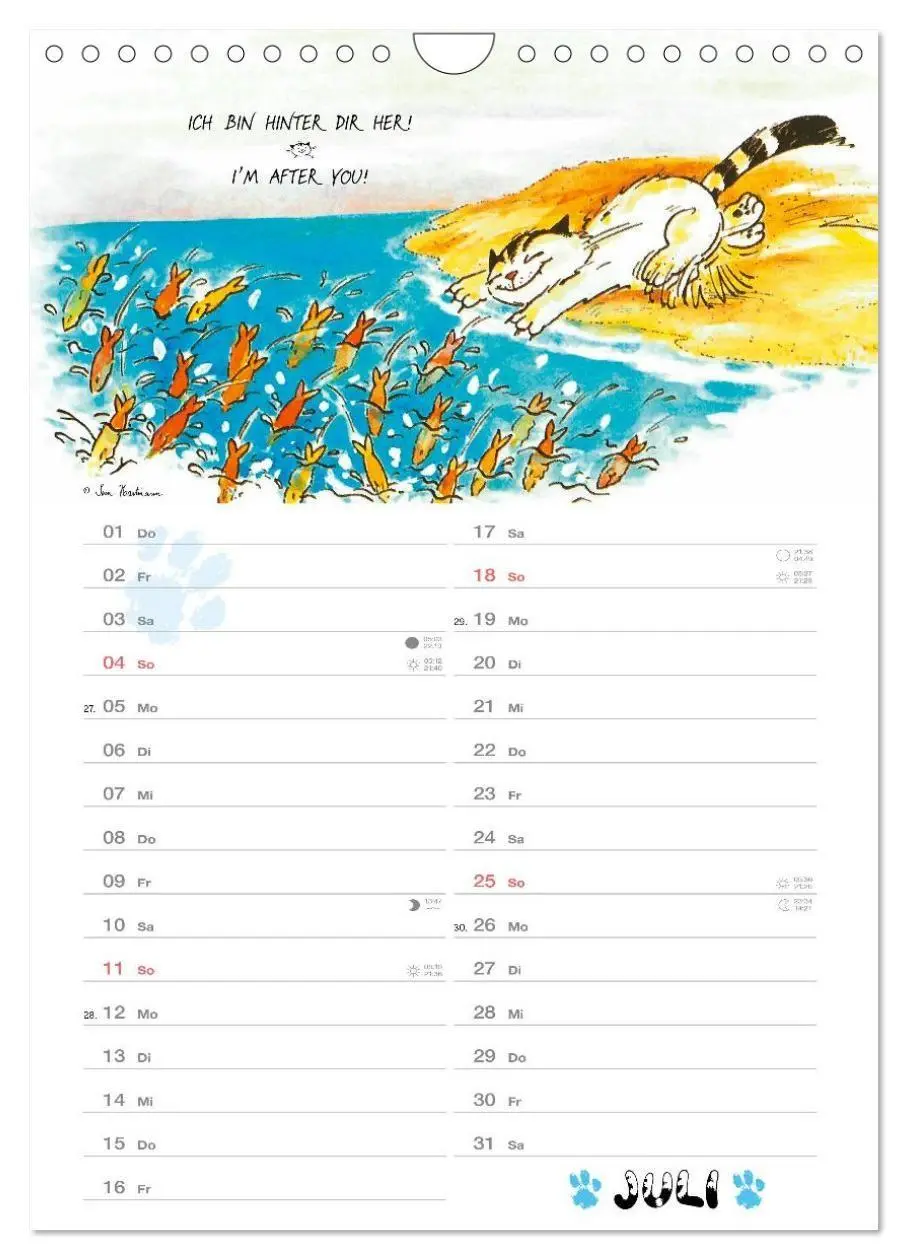 Bild: 9783594399767 | Kater Jacob: kleine Katzenweisheiten (Wandkalender 2027 DIN A4...