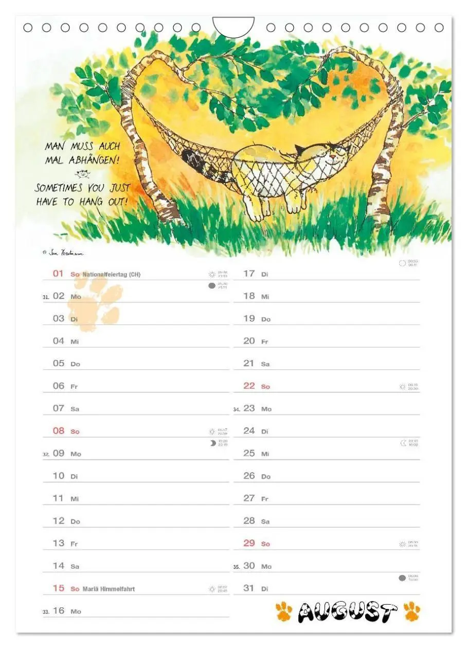 Bild: 9783594399767 | Kater Jacob: kleine Katzenweisheiten (Wandkalender 2027 DIN A4...