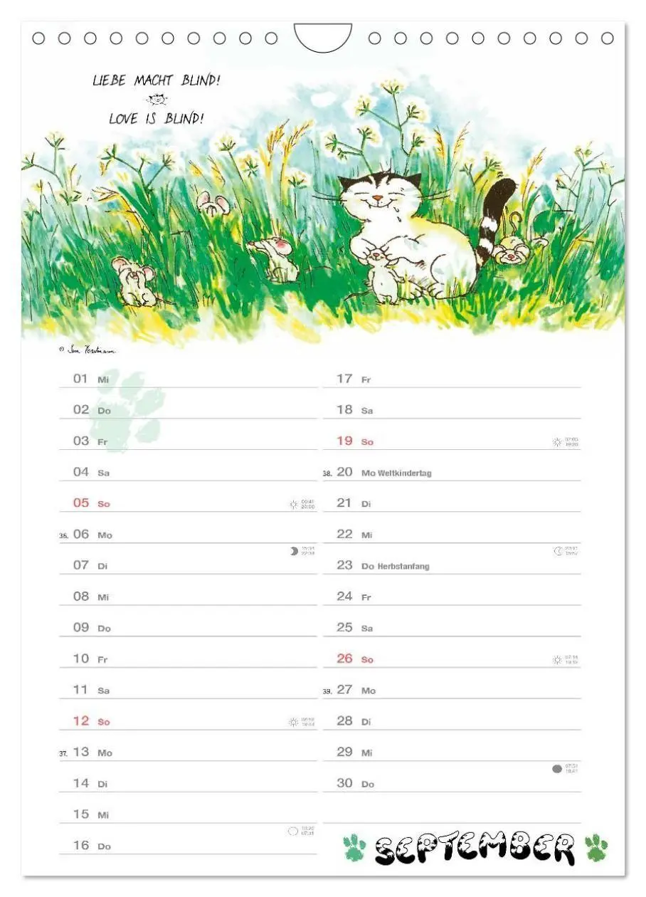 Bild: 9783594399767 | Kater Jacob: kleine Katzenweisheiten (Wandkalender 2027 DIN A4...