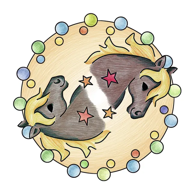 Bild: 4005556299867 | Ravensburger Mandala Designer Mini horses 29986, Zeichnen lernen...