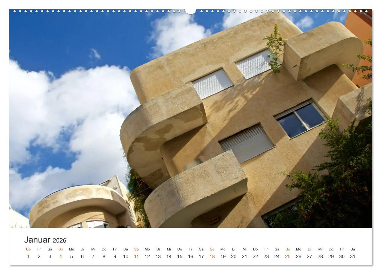 Bild: 9783457699867 | TEL AVIV Fassaden (hochwertiger Premium Wandkalender 2026 DIN A2...