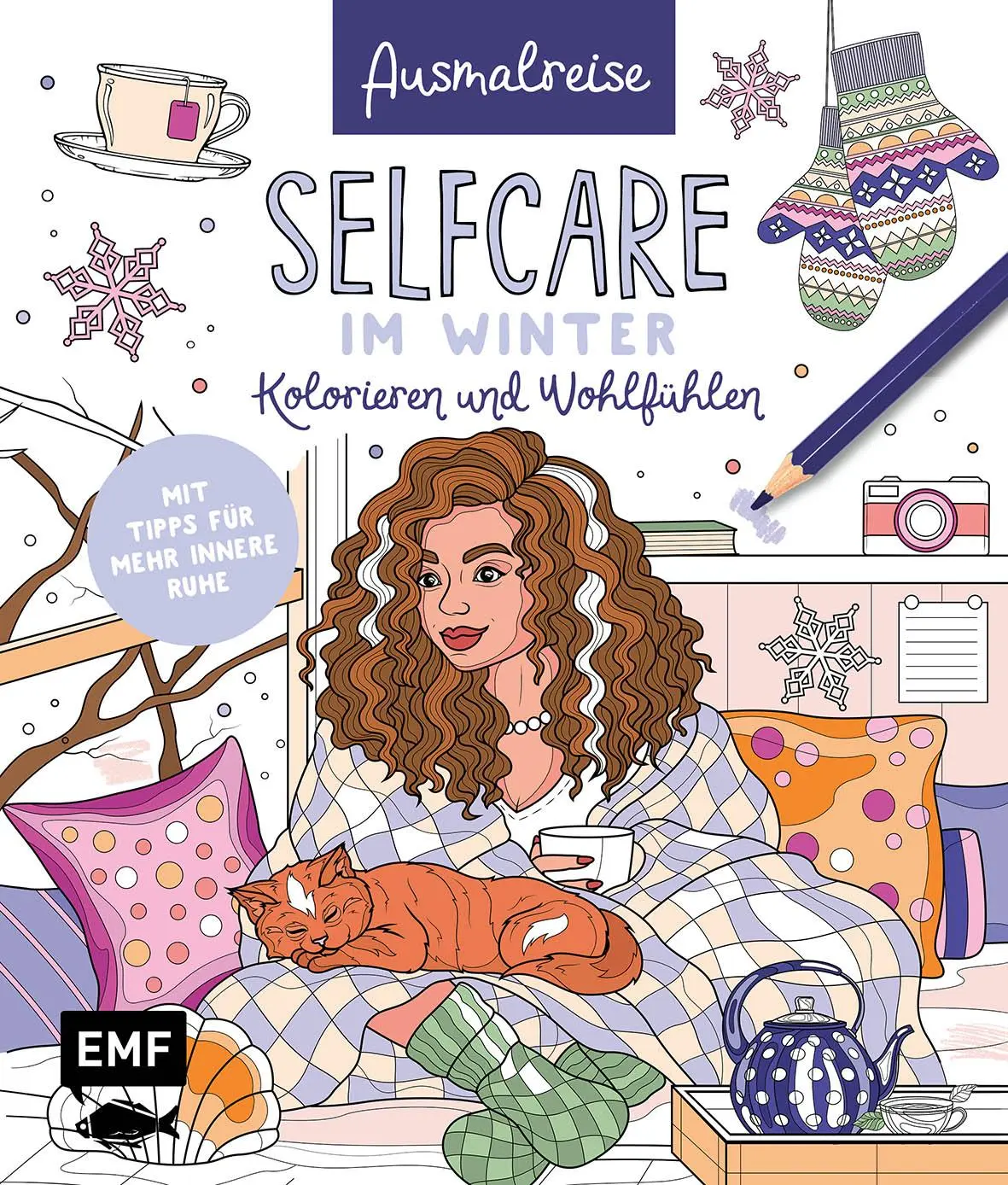 Cover: 9783745929867 | Ausmalreise Selfcare im Winter | Edition Michael Fischer | Taschenbuch