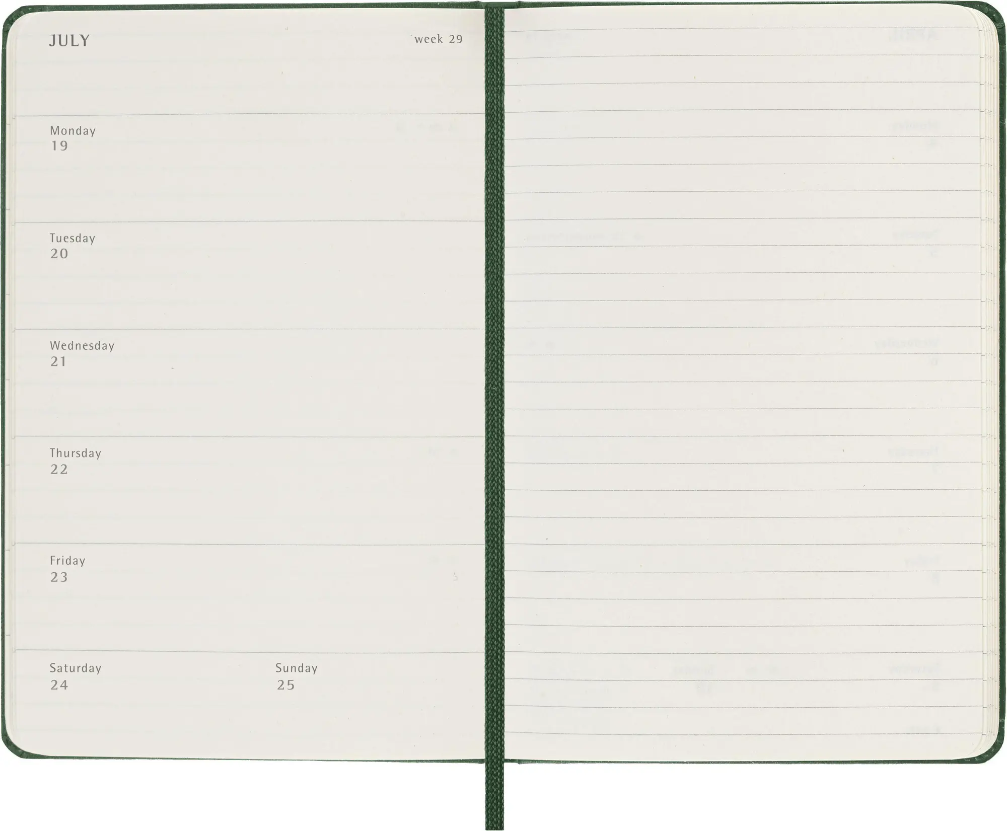 Bild: 8056999279967 | Moleskine 12 Monate Wochen Notizkalender 2027, Pocket/A6, 1 Wo = 1...
