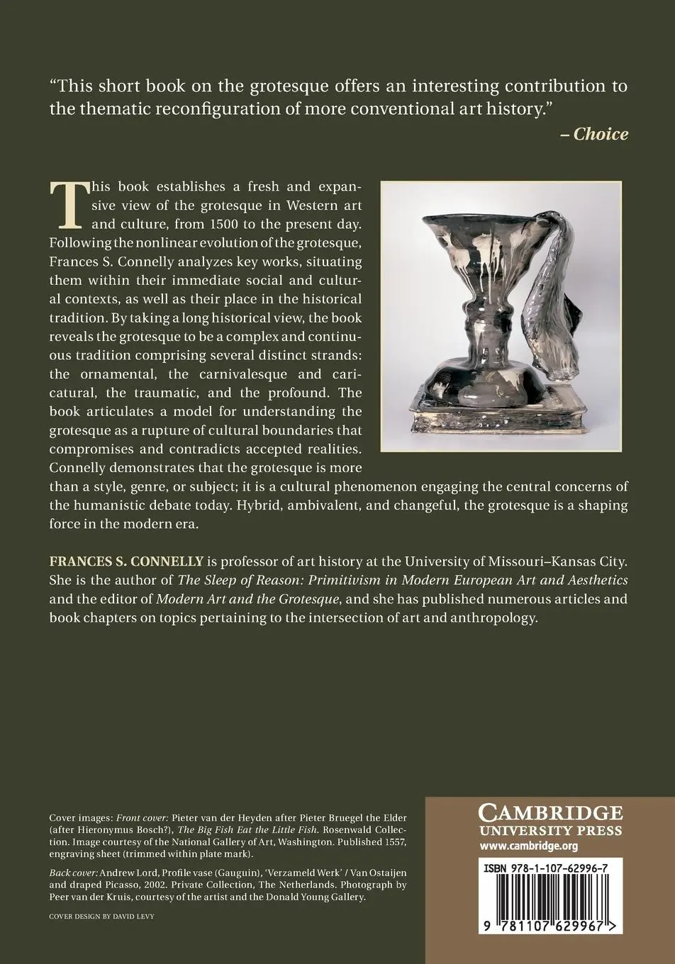 Rückseite: 9781107629967 | The Grotesque in Western Art and Culture | Frances S. Connelly | Buch