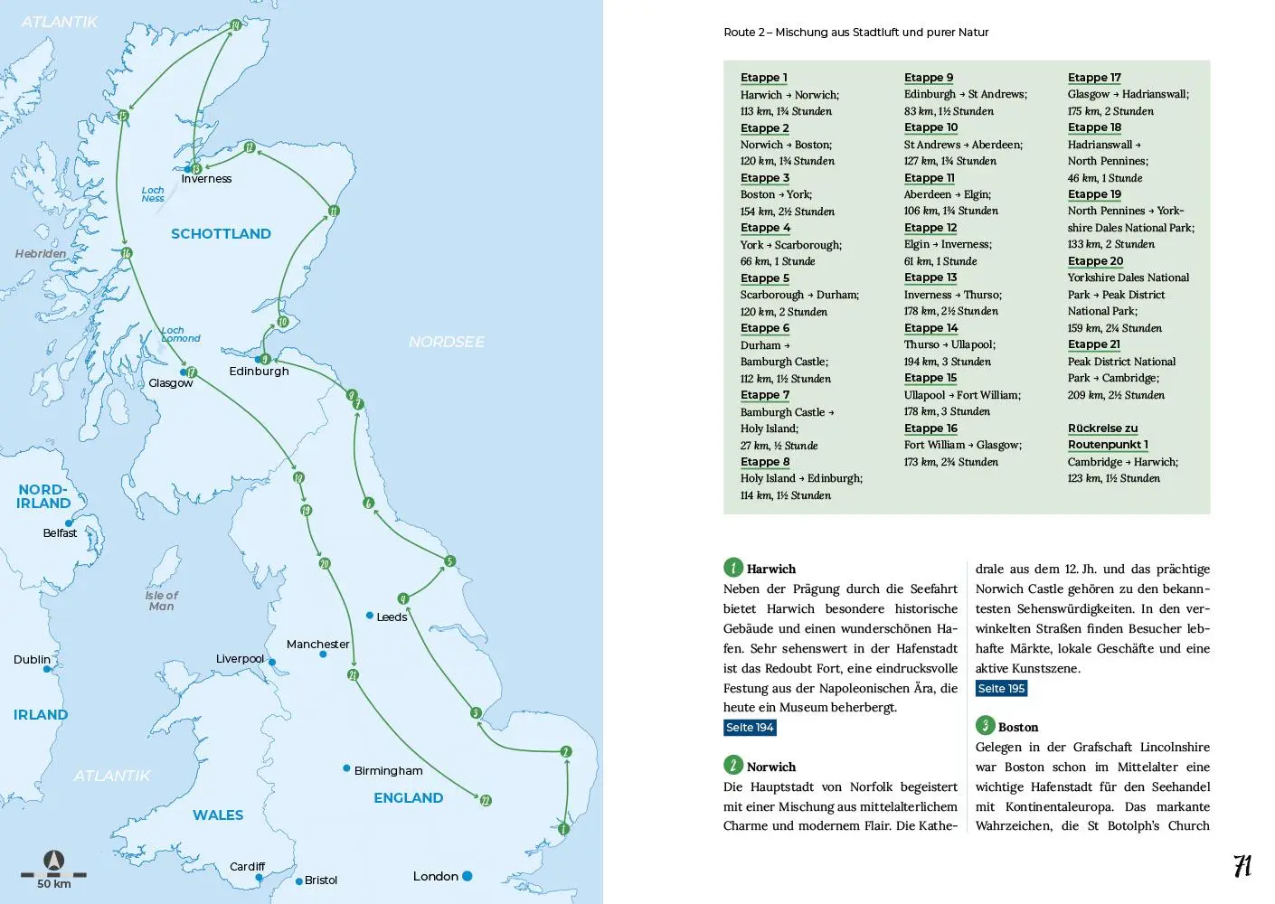 Bild: 9783831739967 | Reise Know-How Roadtrip Handbuch Britische Inseln | Weniger (u. a.)