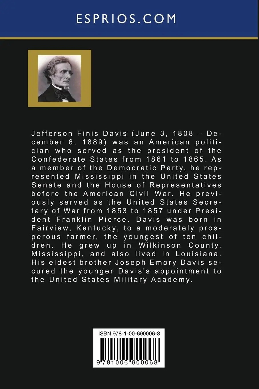 Rückseite: 9781006900068 | The Rise and Fall of the Confederate Government - Volume I (Esprios...
