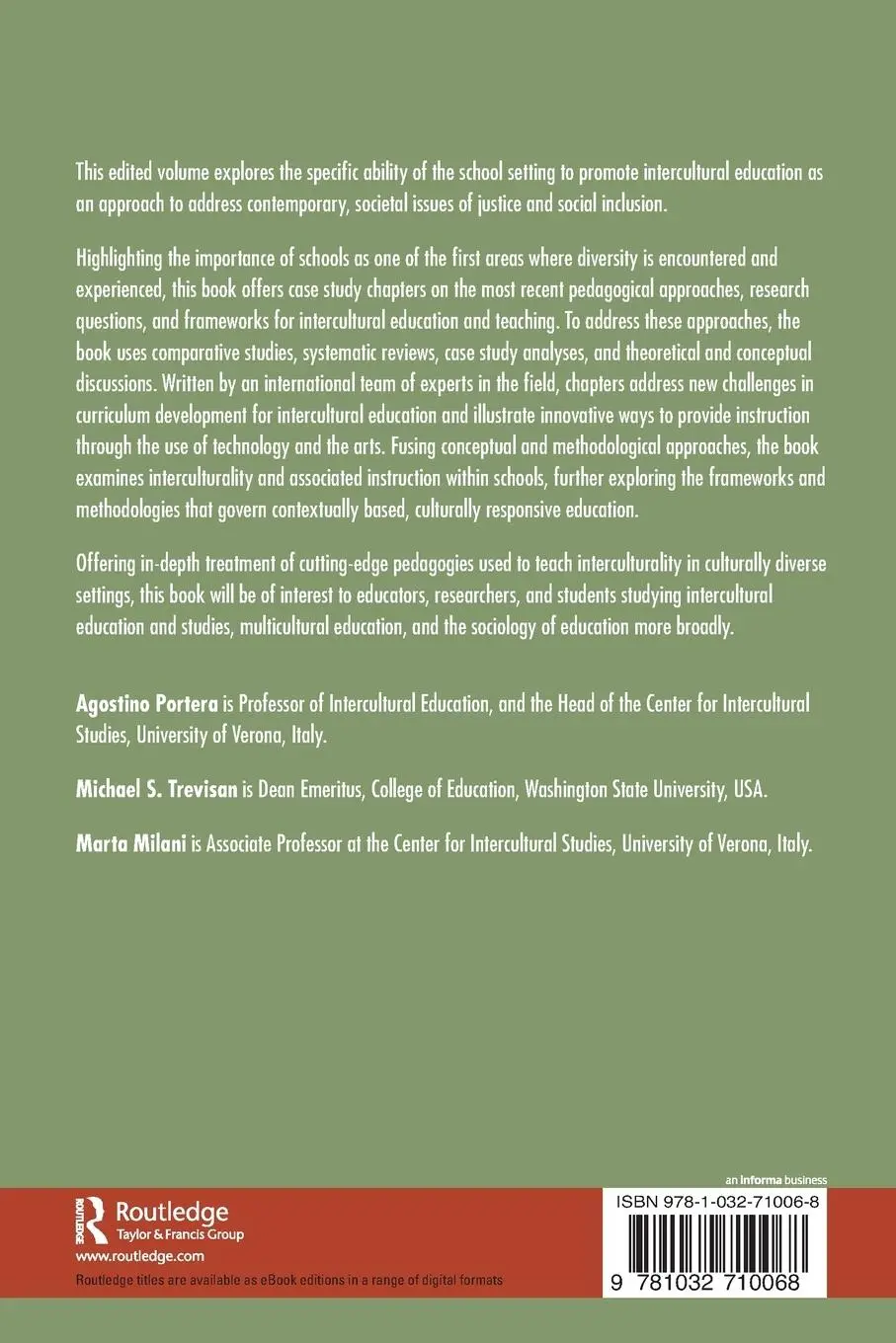 Rückseite: 9781032710068 | Intercultural Education, Curriculum Development, Assessment and...