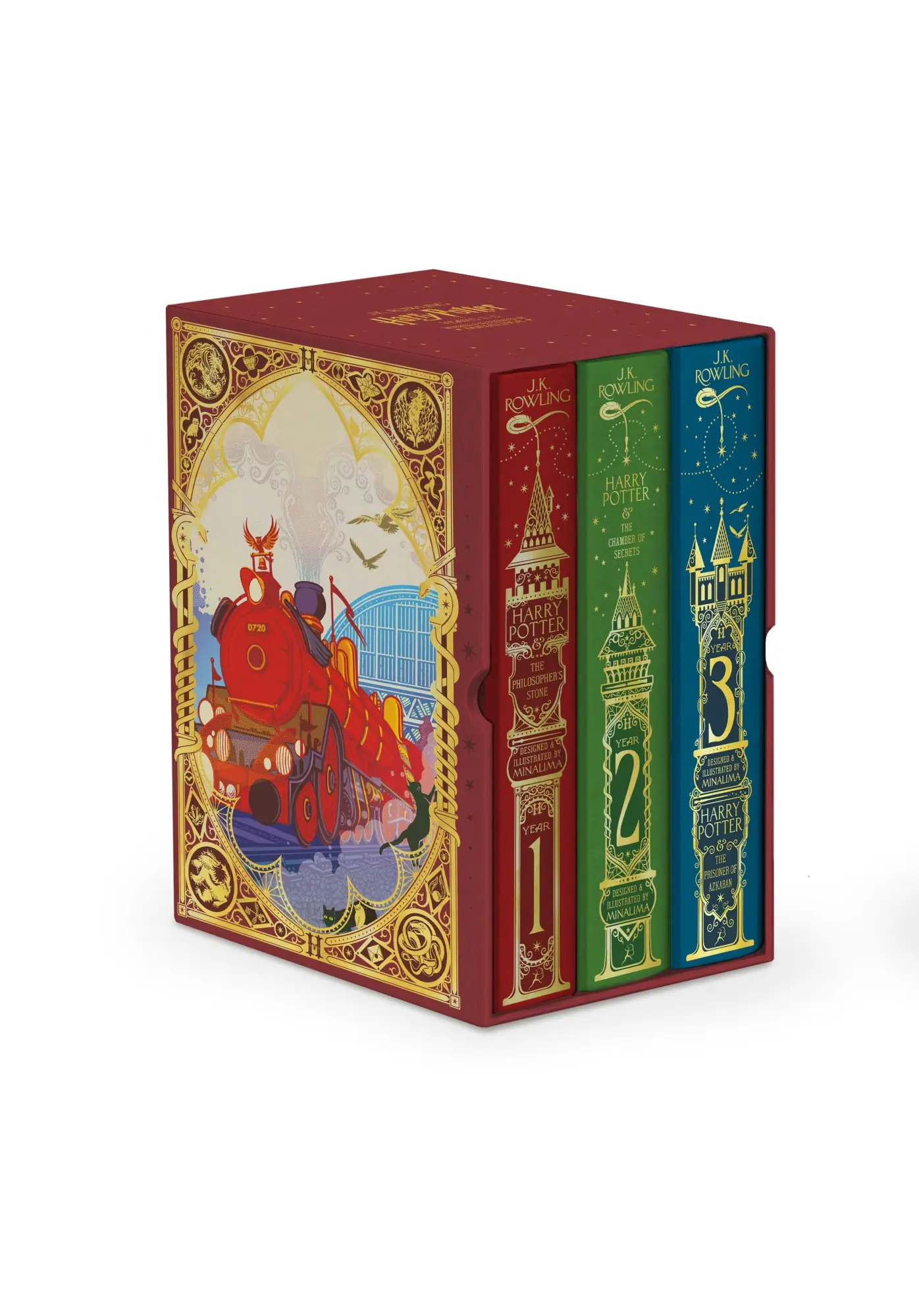 Cover: 9781526680068 | Harry Potter 1-3 Box Set: MinaLima Edition | J. K. Rowling | Buch