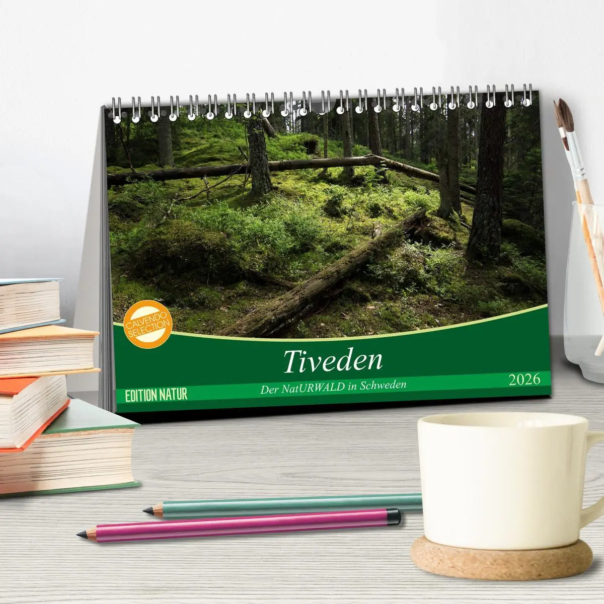 Bild: 9783457940068 | Tiveden, der NatURWALD in Schweden (Tischkalender 2026 DIN A5...