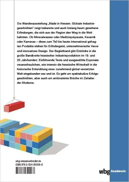 Rückseite: 9783534300068 | Made in Hessen | Globale Industriegeschichten | Sigrid Ruby (u. a.)