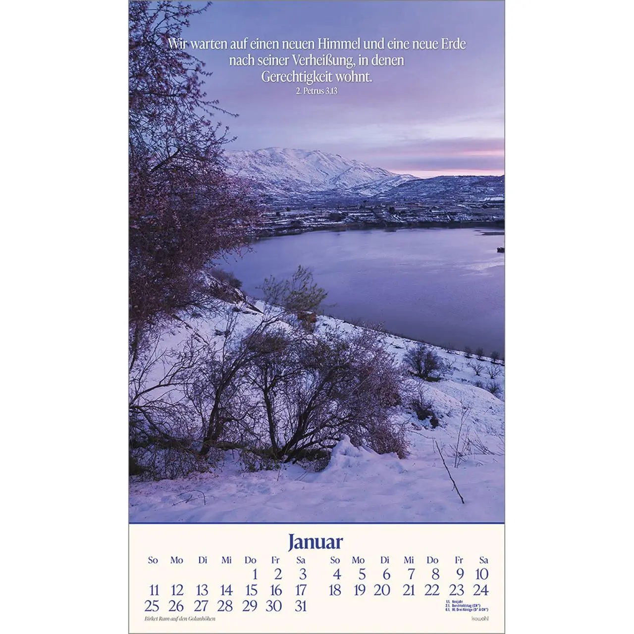 Bild: 9783754870068 | Das Heilige Land 2026 | Israel-Kalender | Willi Krebber | Kalender