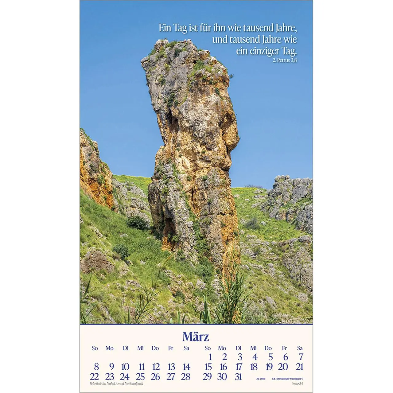 Bild: 9783754870068 | Das Heilige Land 2026 | Israel-Kalender | Willi Krebber | Kalender
