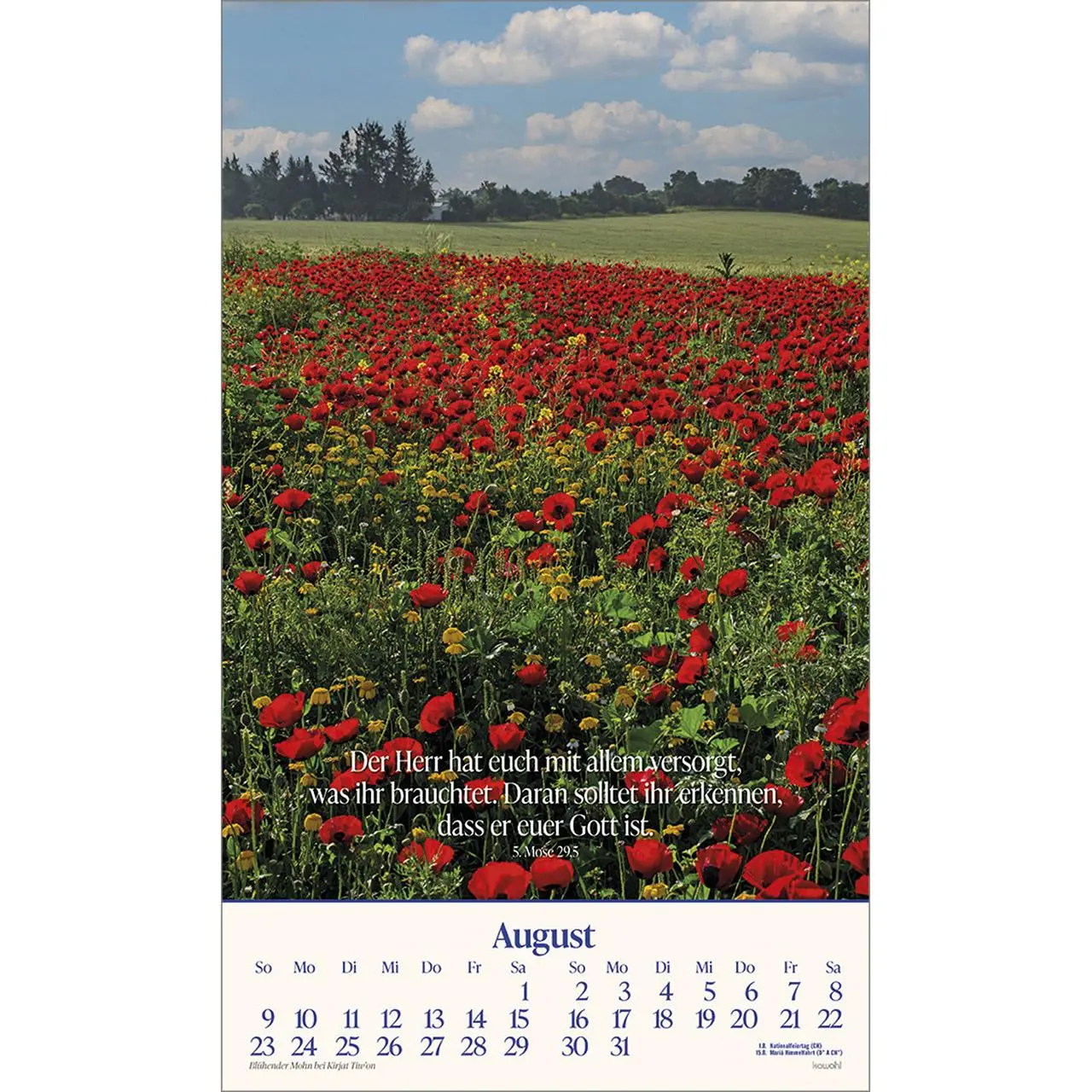 Bild: 9783754870068 | Das Heilige Land 2026 | Israel-Kalender | Willi Krebber | Kalender