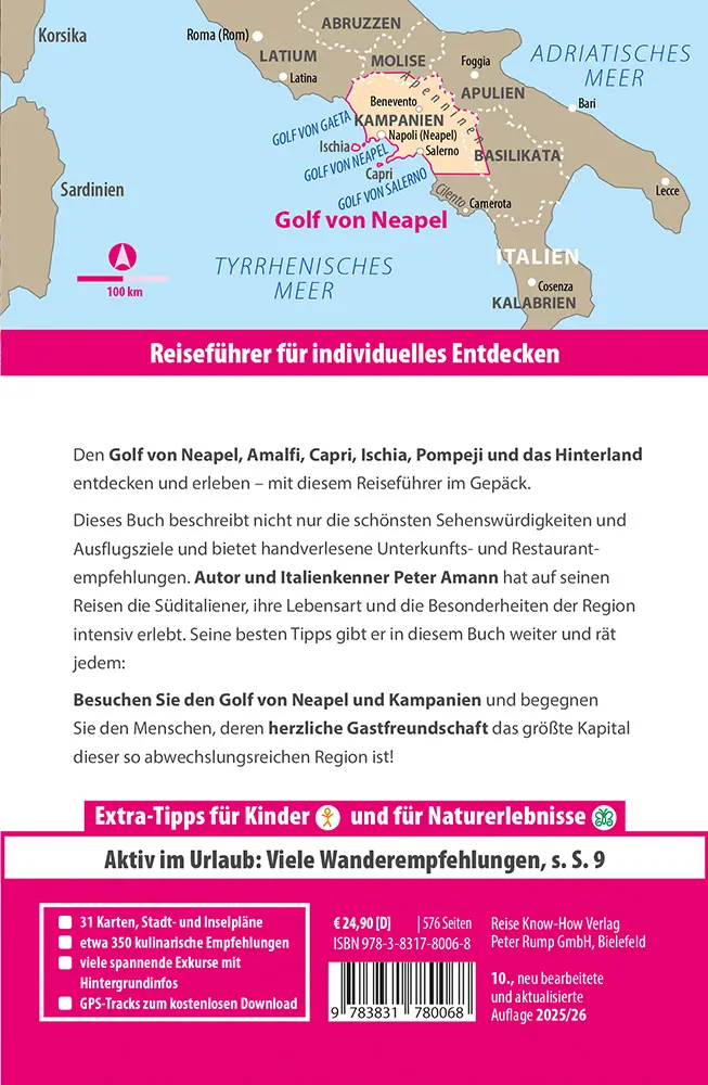 Bild: 9783831780068 | Reise Know-How Reiseführer Golf von Neapel, Amalfiküste | Peter Amann