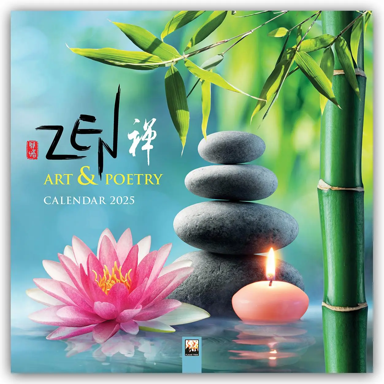Cover: 9781835620168 | Zen Art &amp; Poetry Wall Calendar 2025 (Art Calendar) | Publishing | 2025