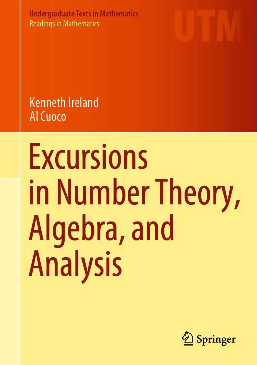 Cover: 9783031130168 | Excursions in Number Theory, Algebra, and Analysis | Al Cuoco (u. a.)