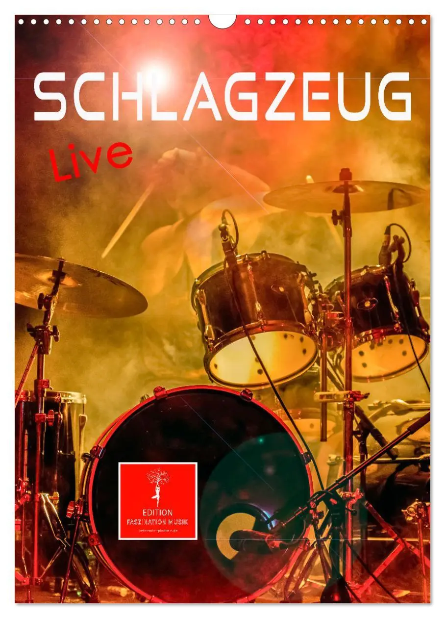 Cover: 9783435910168 | Schlagzeug live (Wandkalender 2025 DIN A3 hoch), CALVENDO...