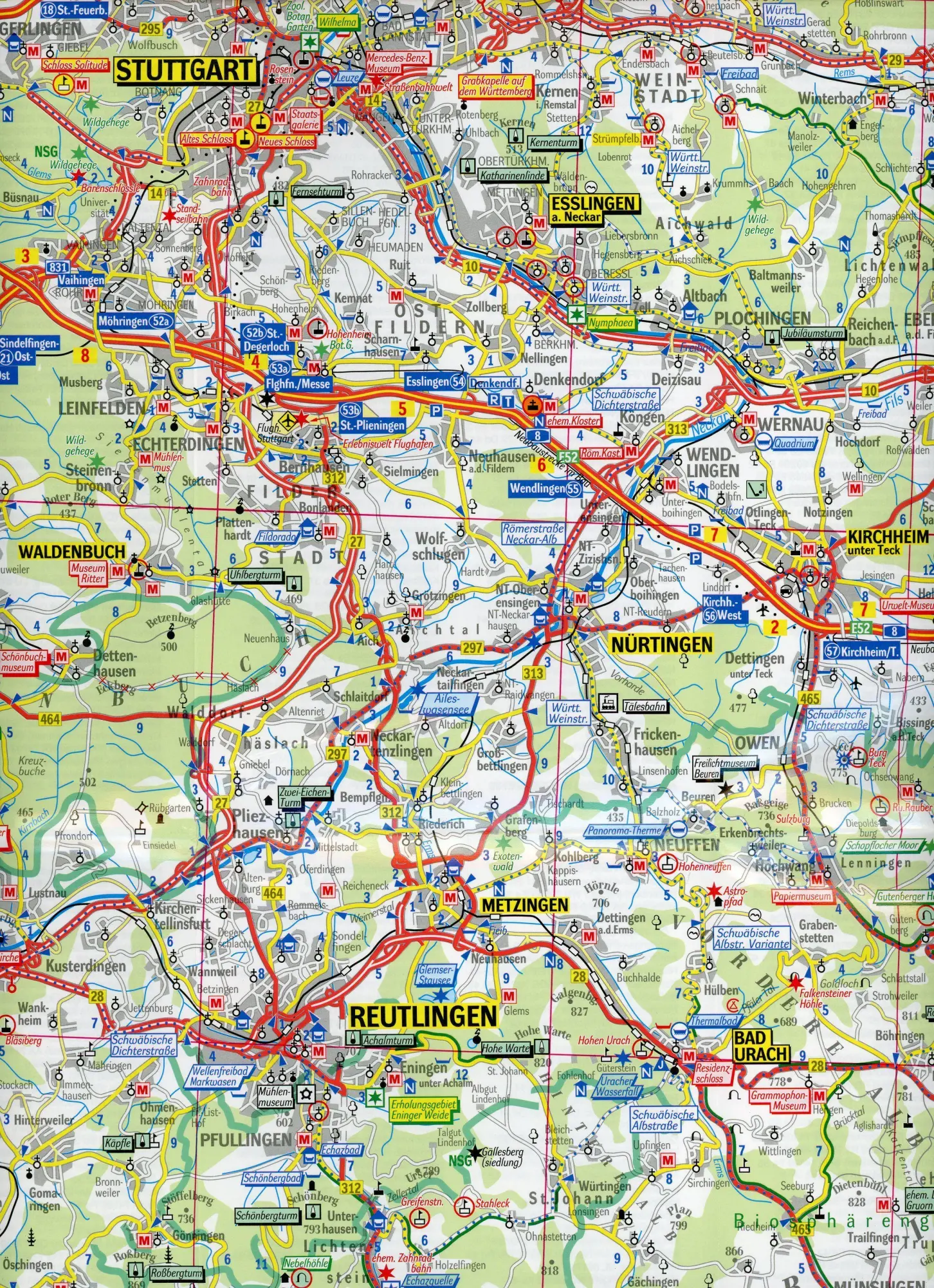 Bild: 9783959650168 | Rund um Stuttgart - Freizeit- und Strassenkarte 1:150.000 | Geo Map